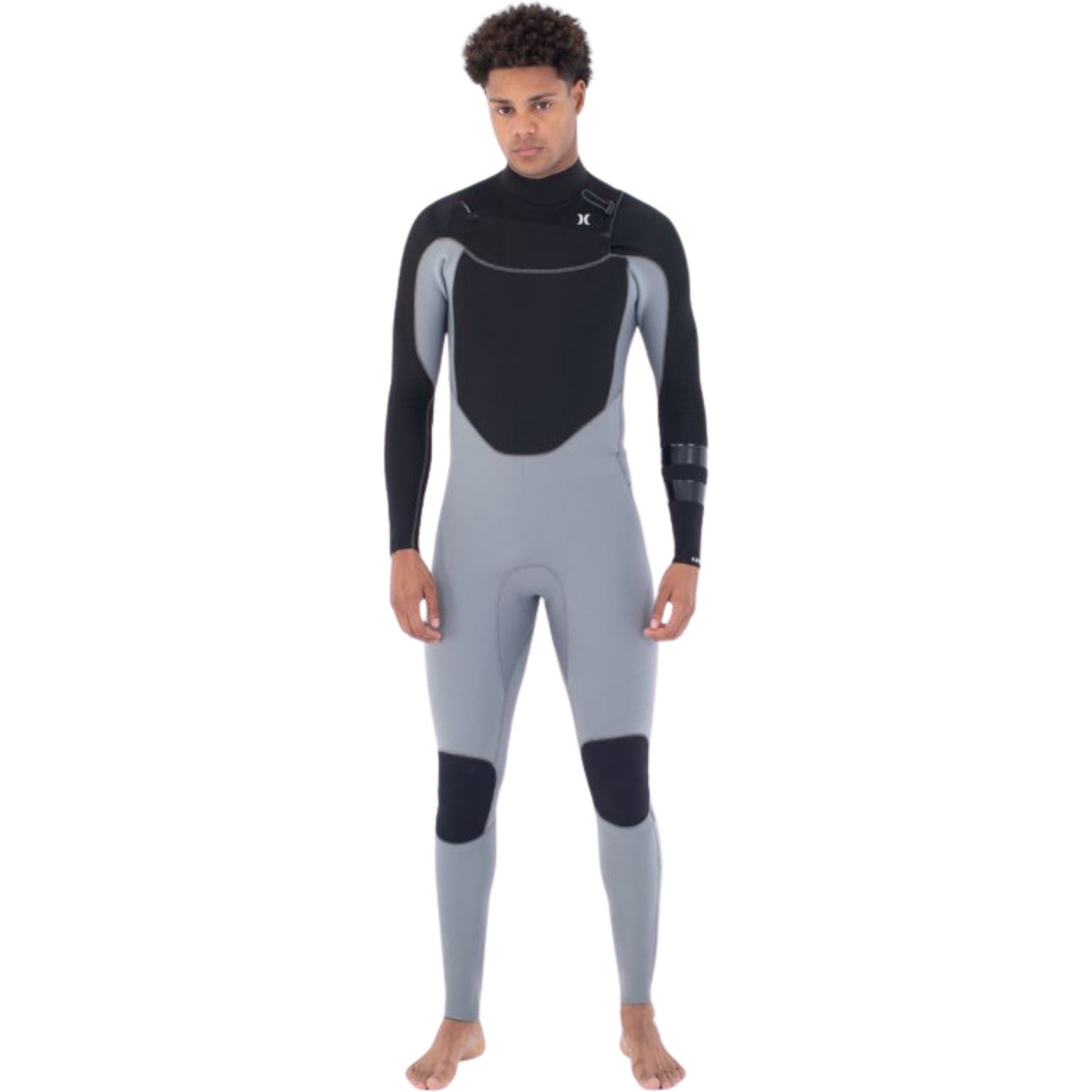 2025 Hurley Da Uomo Advant 3/2mm Chest Zip Muta MFS0013322 - Iron Ore